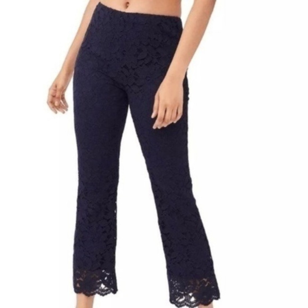 NWOT - FREE PEOPLE Women’s Indigo Wild Laces Pull-On Flare Pants